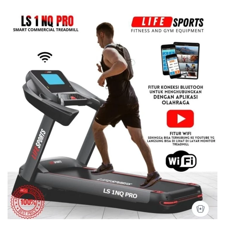 treadmill elektrik lifesports ls 1 nq
