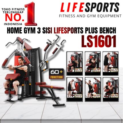 homegym 3 sisi lifesports plus bench ls 1601