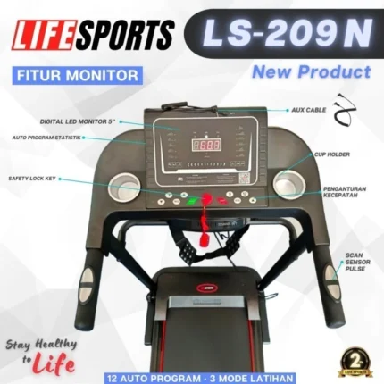treadmill elektrik ls 209 n