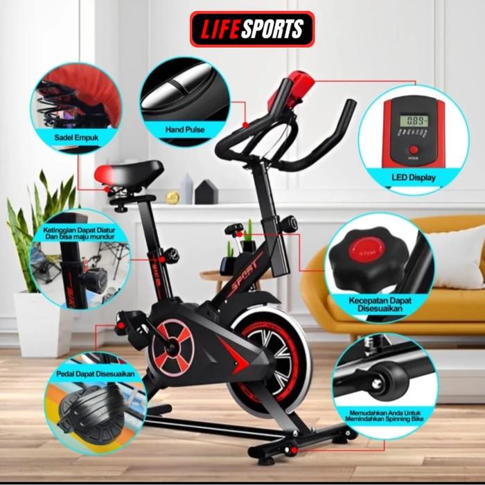 sepeda statis spinning bike ls 930 b